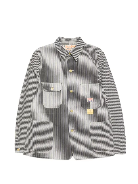 Sugar Cane Jeans striped denim jacket
