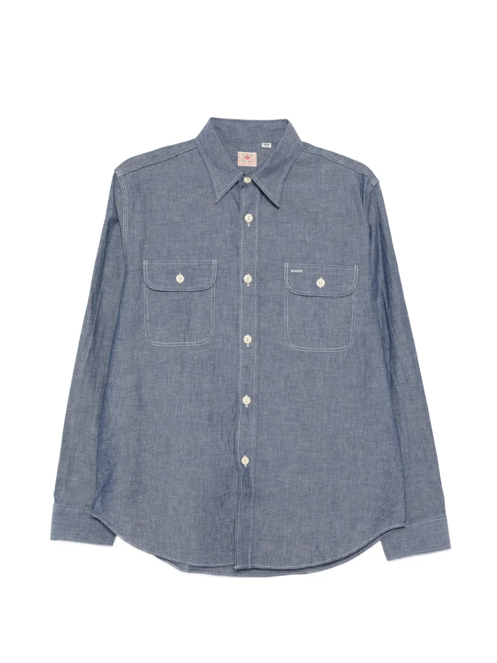 Sugar Cane Jeans chambray shirt - Blu