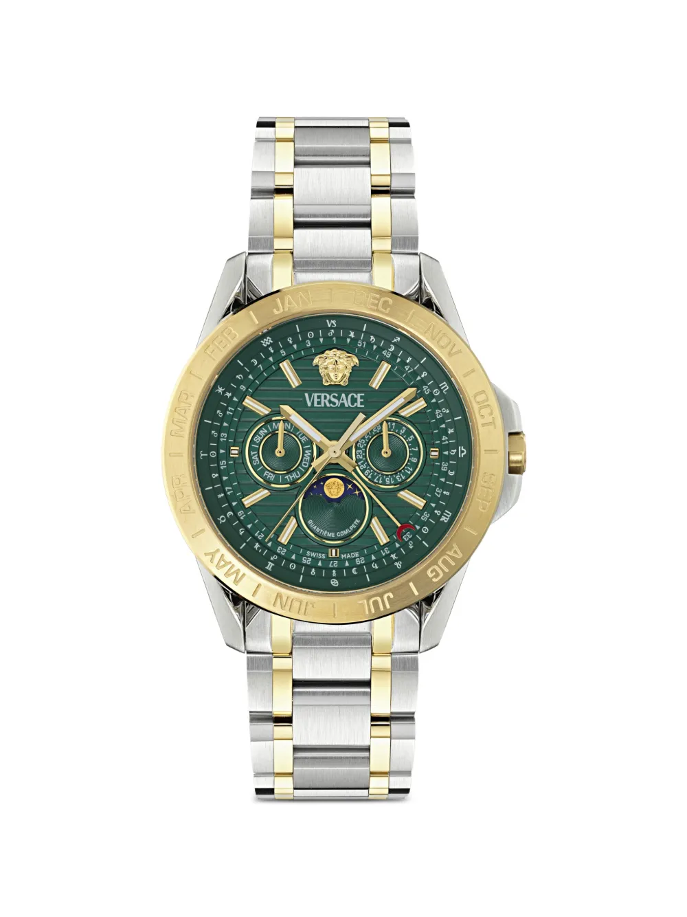 Versace Orologio Galaxy Moonphase 44mm - Verde