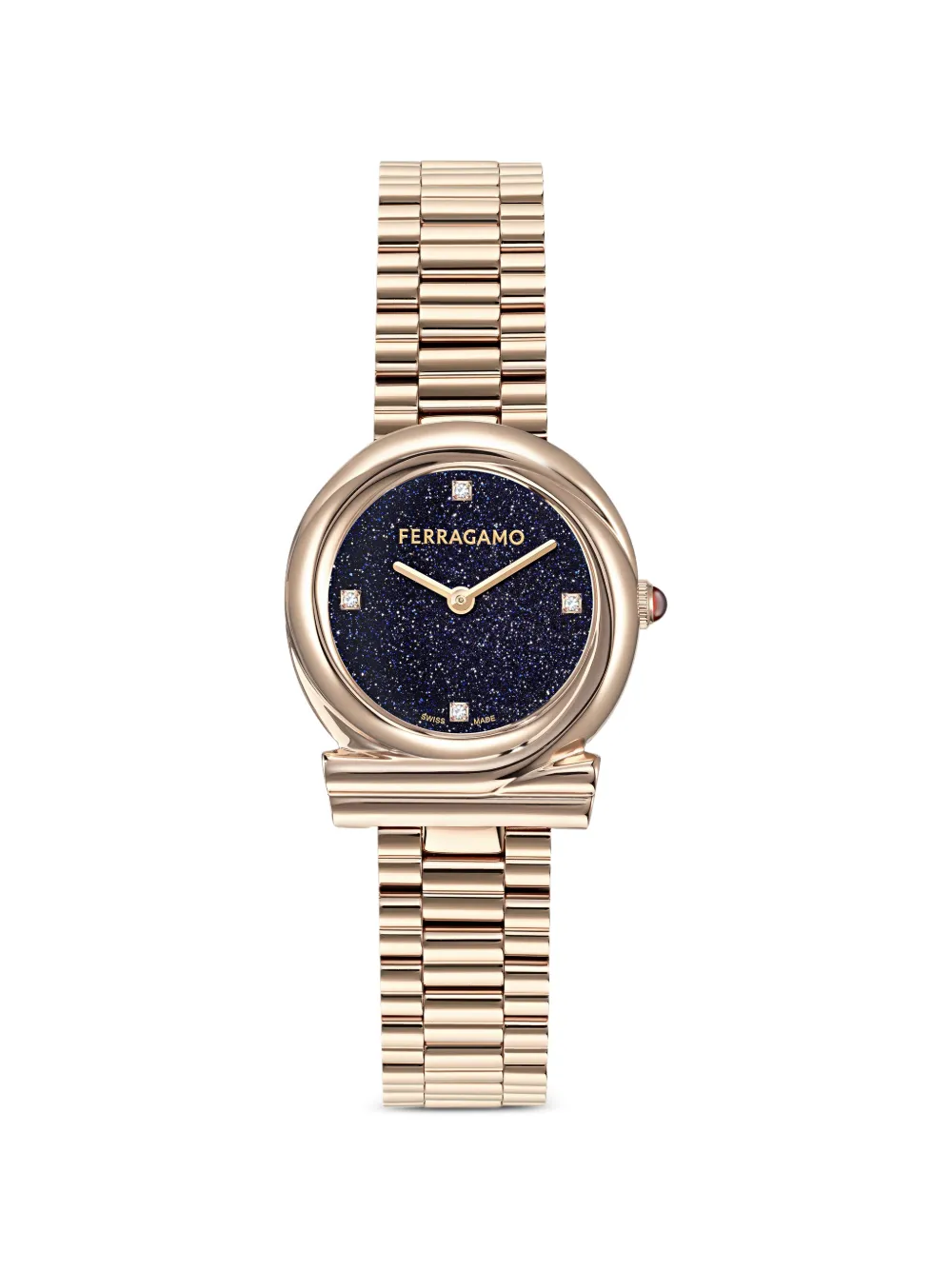 Ferragamo Orologio Gancini Twisted 28mm - Blu