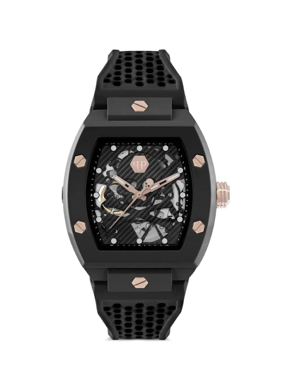 Philipp Plein Orologio The Skeleton Ecoceramic 44mm - Nero