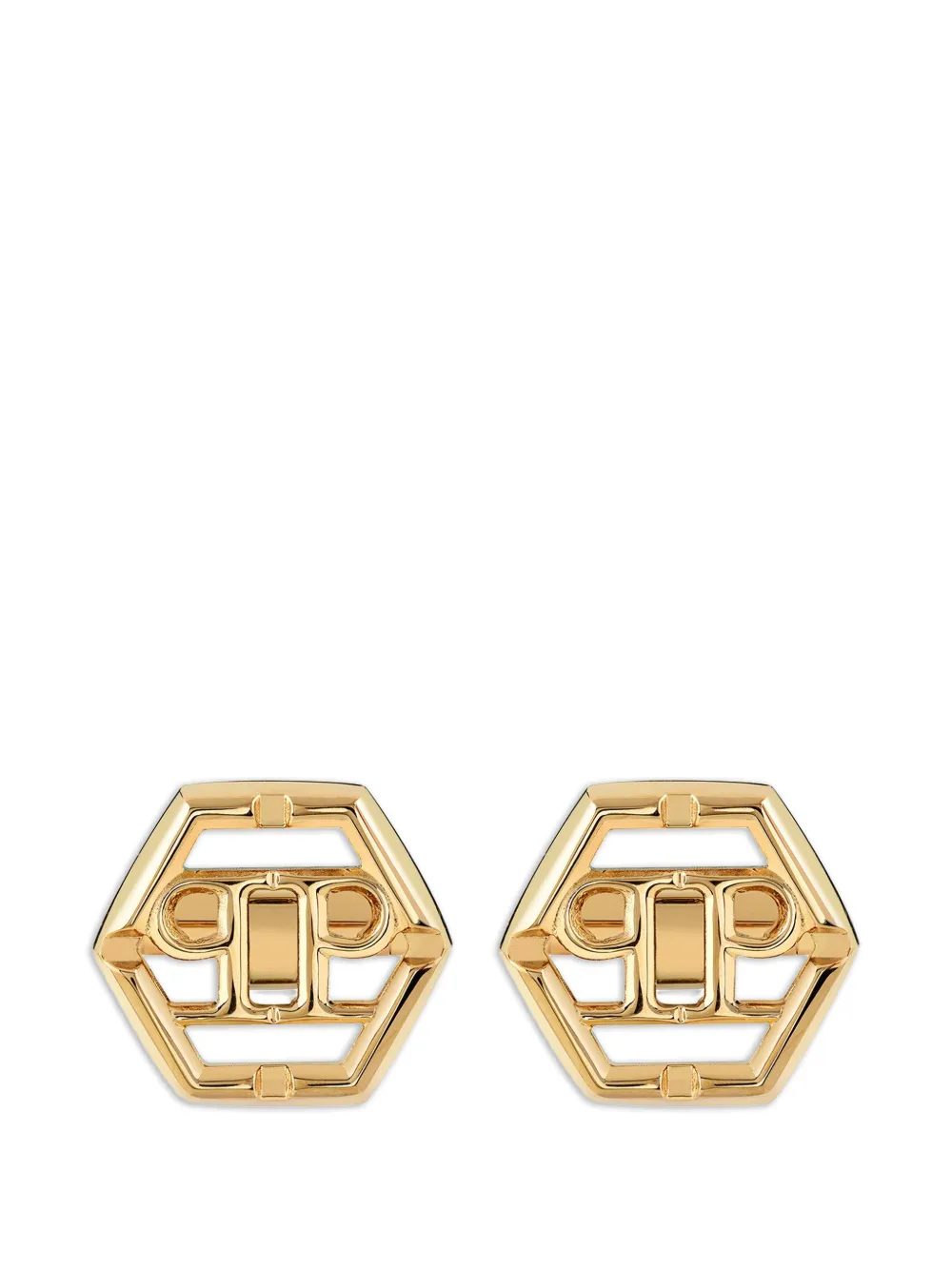 Philipp Plein Plein Icon cufflinks - Gold