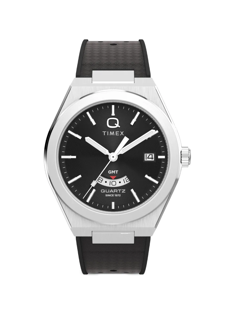 TIMEX Orologio Q Continental GMT 39mm - Nero