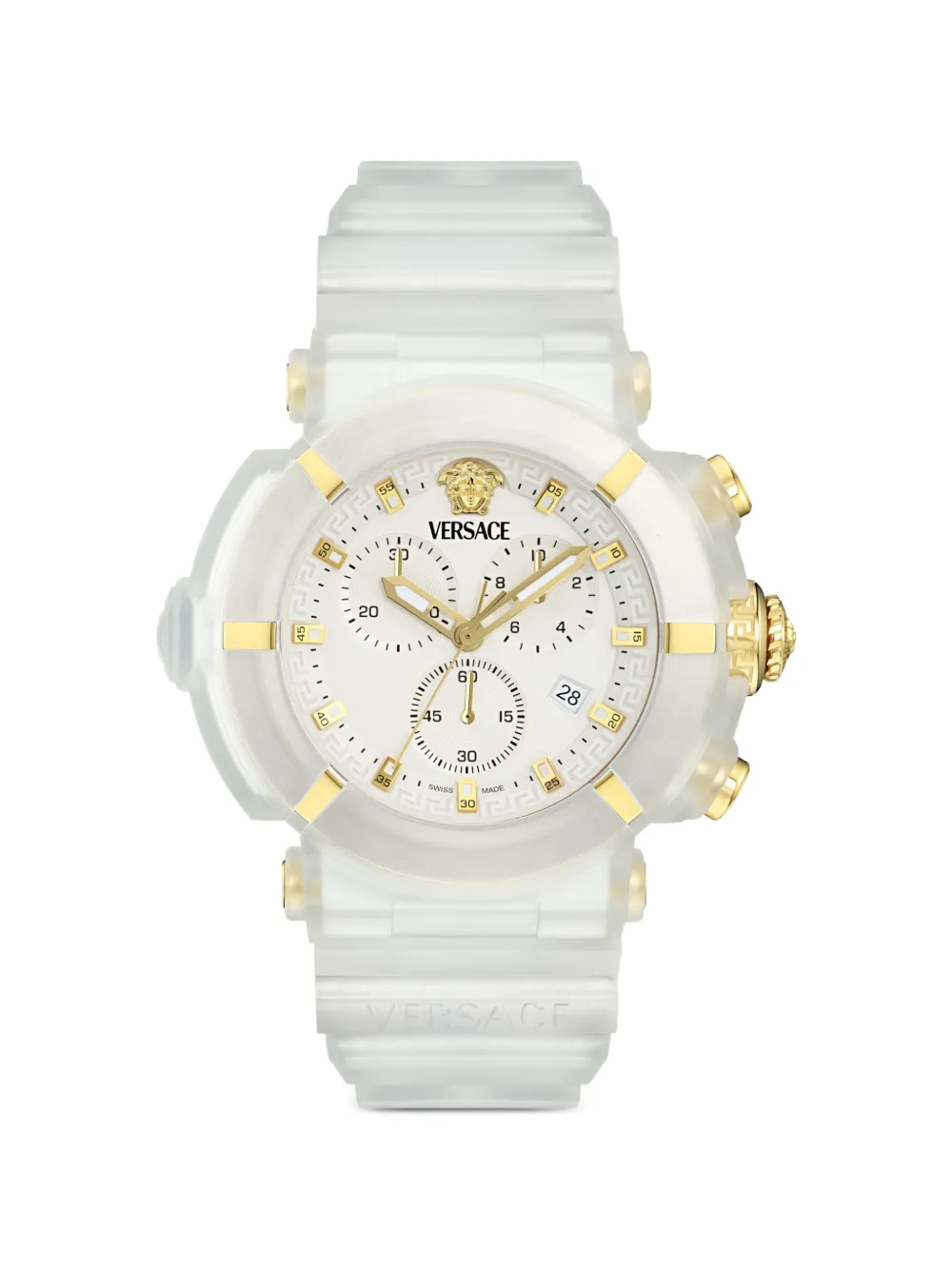 Versace Real Active Chrono 45mm - Bianco