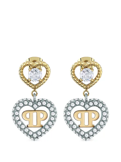 Philipp Plein boucles d'oreilles Plein Rocked Heart