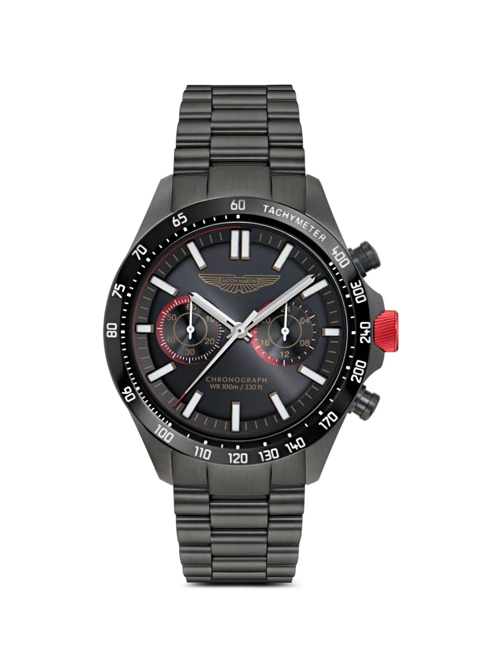 Aston Martin Spt Chronograph 44mm Watch In Black