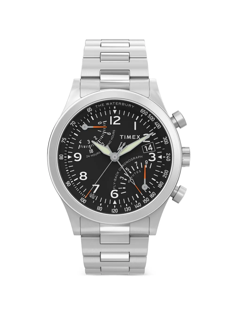 TIMEX Orologio Waterbury Traditional Fly Back 43mm - Nero
