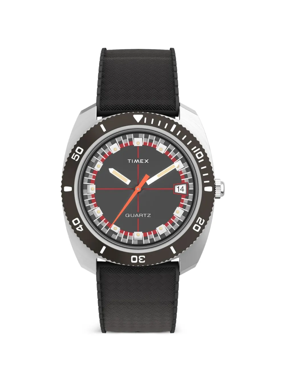 TIMEX Orologio Q Timex Reissue 1971 Velocity 36mm - Nero