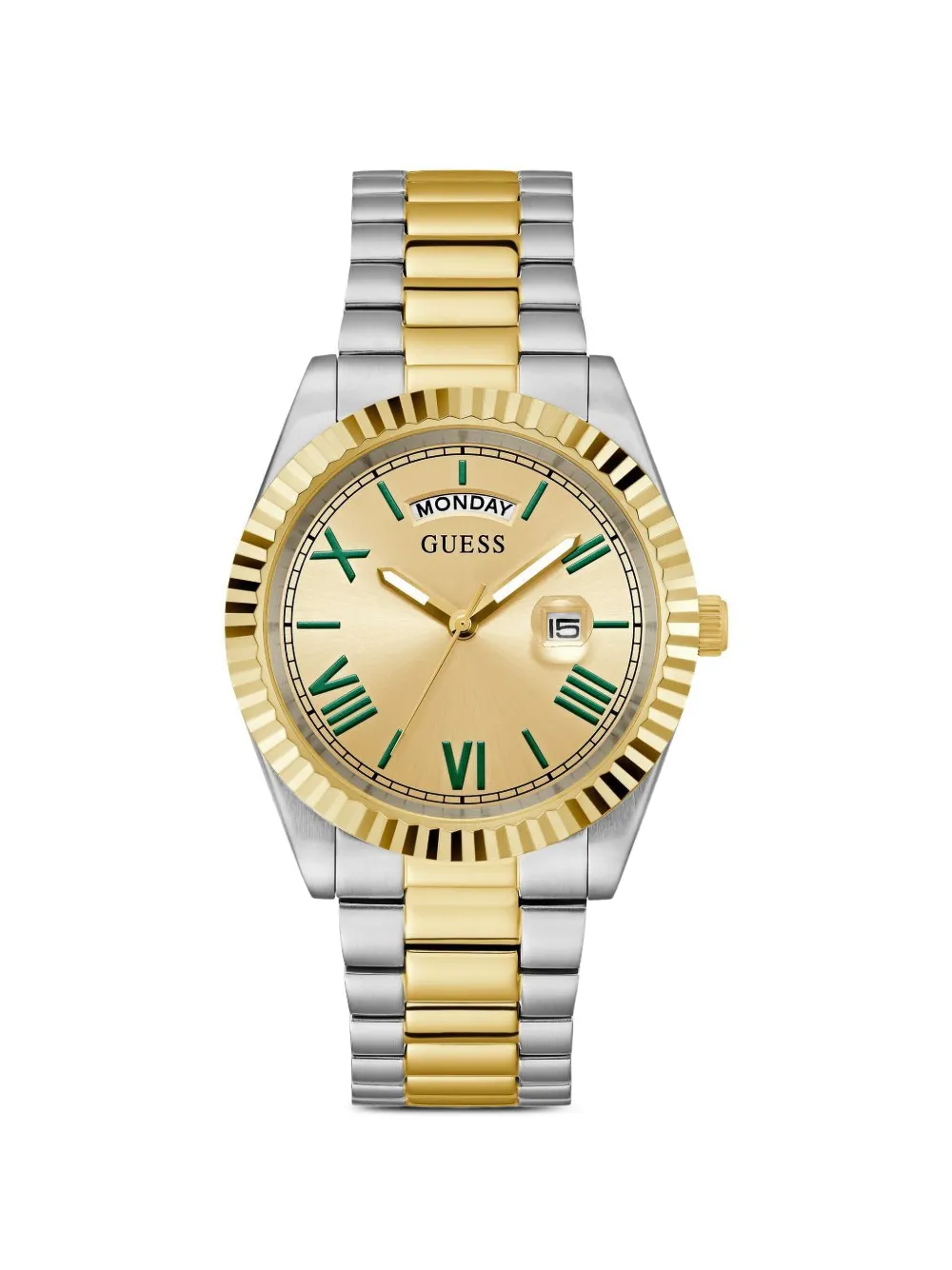 GUESS USA Armbanduhr mit Logo-Detail 42mm - Gold