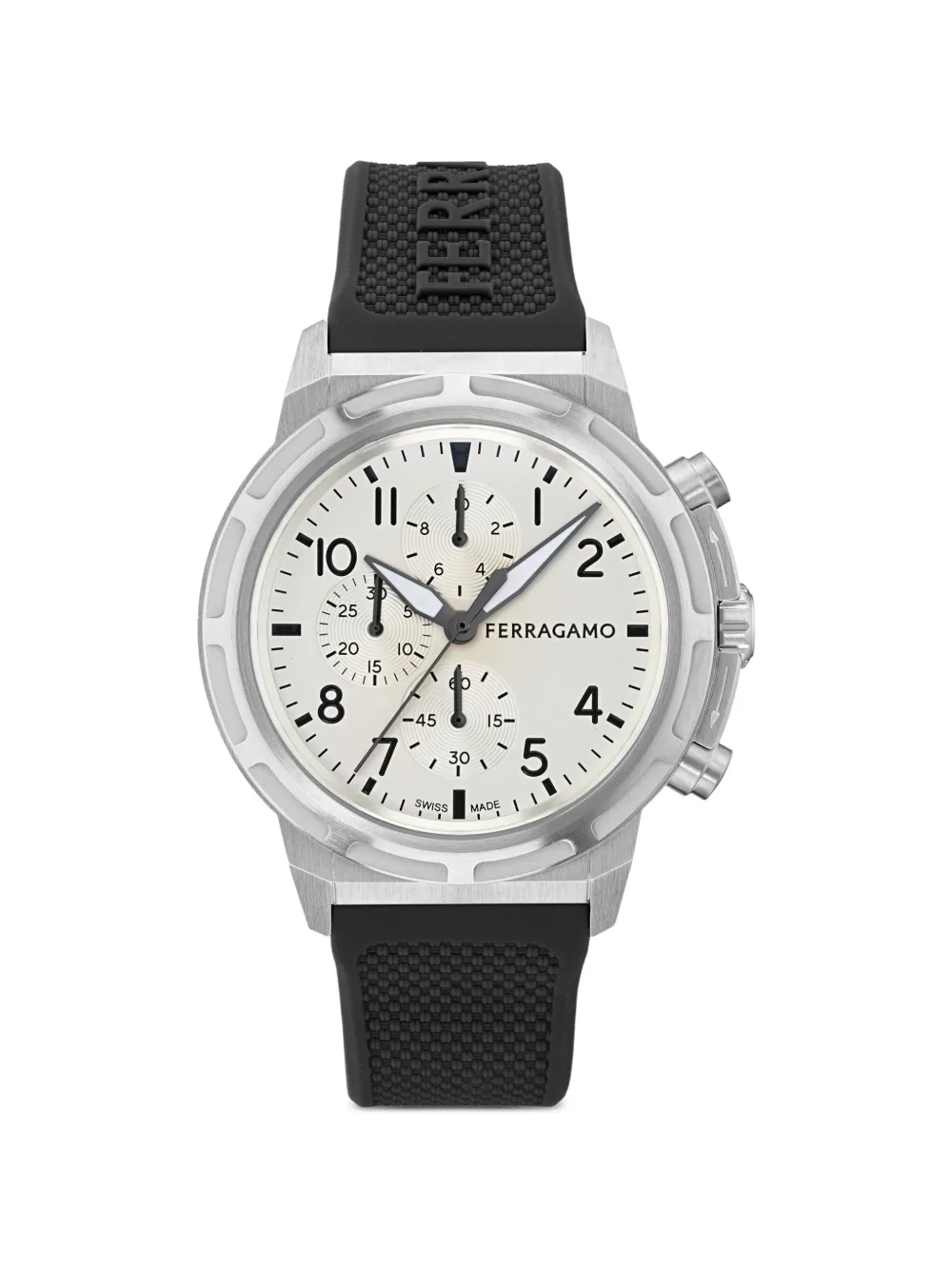 Ferragamo Nima Chrono 44mm watch - Bianco