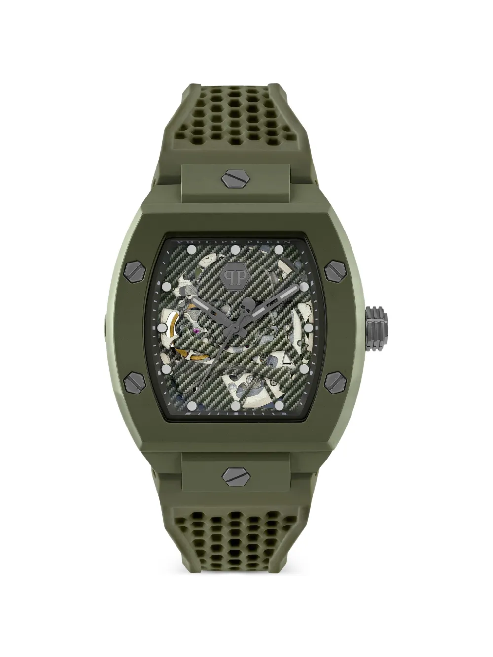 Philipp Plein Orologio The Skeleton Ecoceramic 44mm - Verde