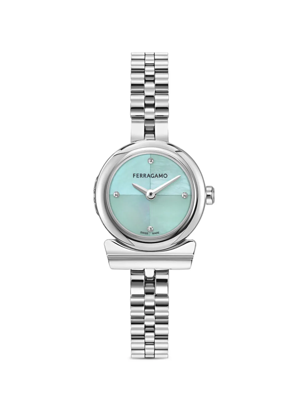 Ferragamo Orologio Gancini 22mm - Blu