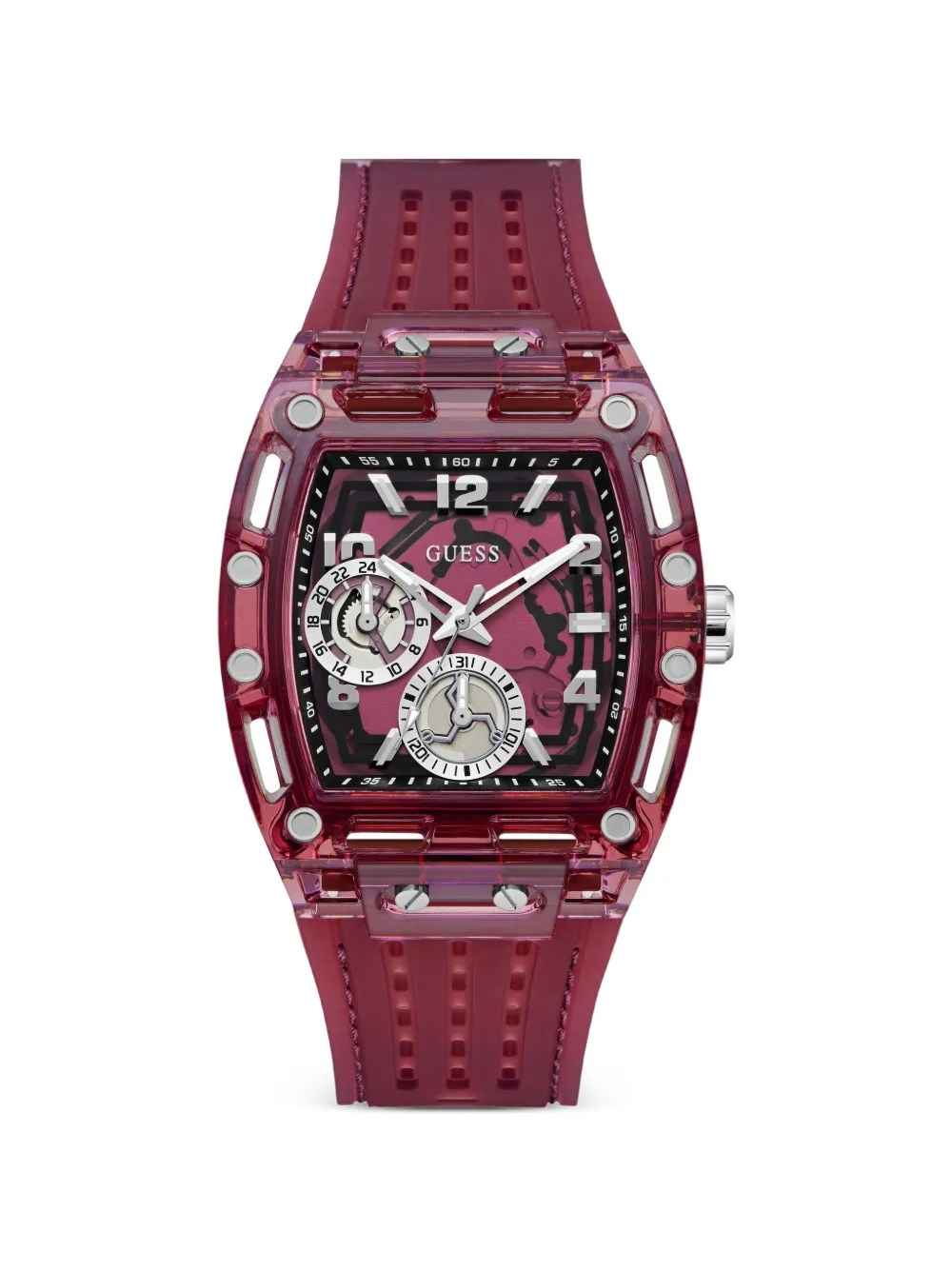 GUESS USA Phoenix Armbanduhr 44mm - Rot