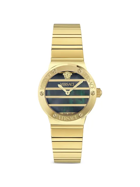 Versace Greca med logotyp och pärla 33 mm