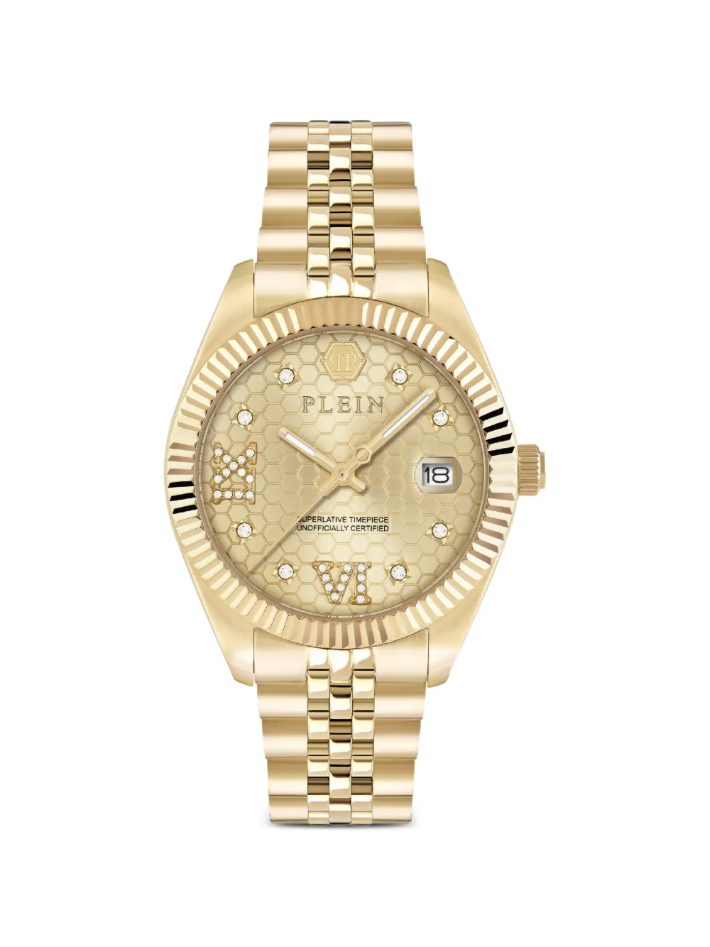 Philipp Plein Date Superlative 34mm watch - Oro
