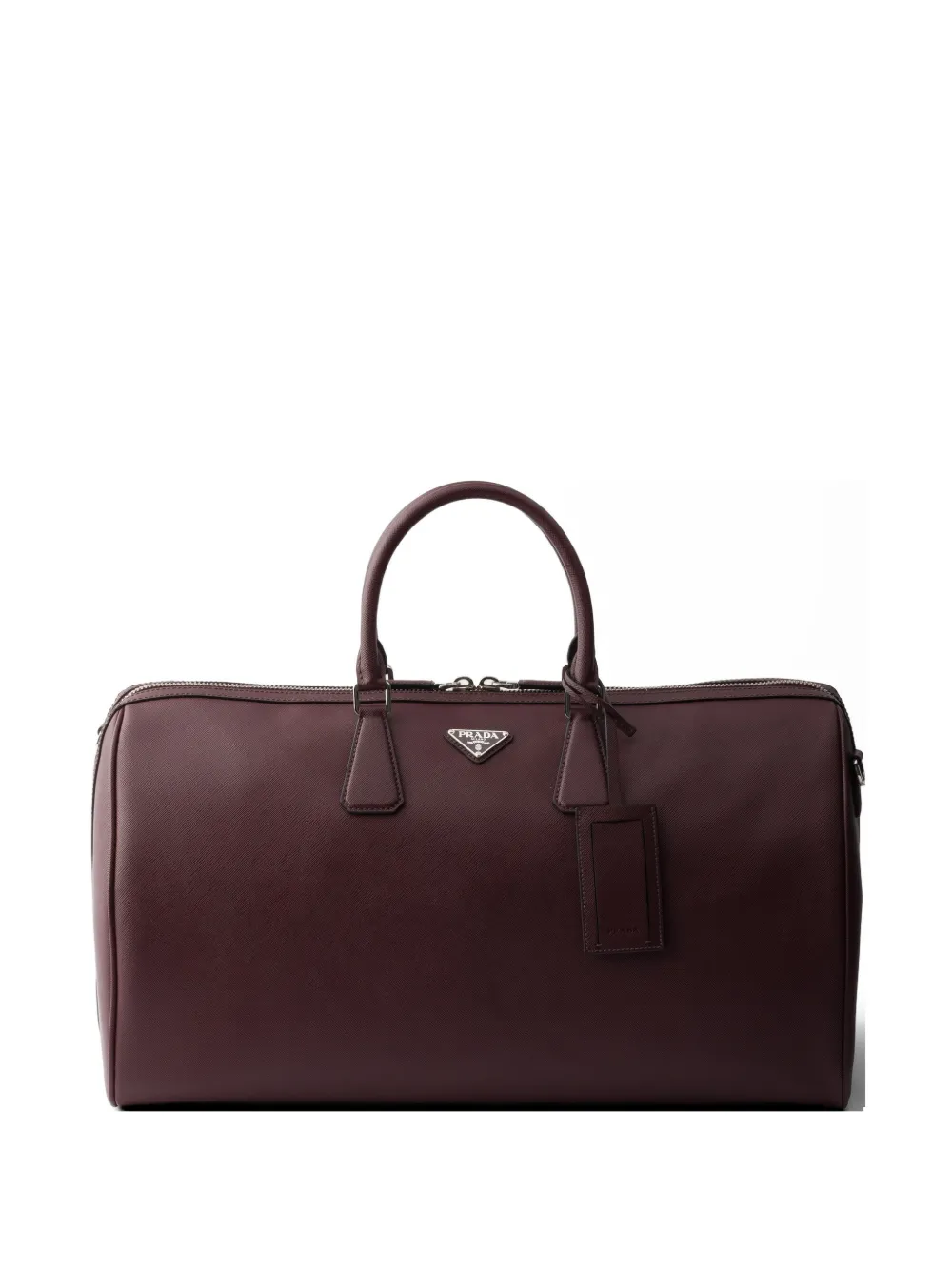 Prada Saffiano Leather Travel Bag - Viola