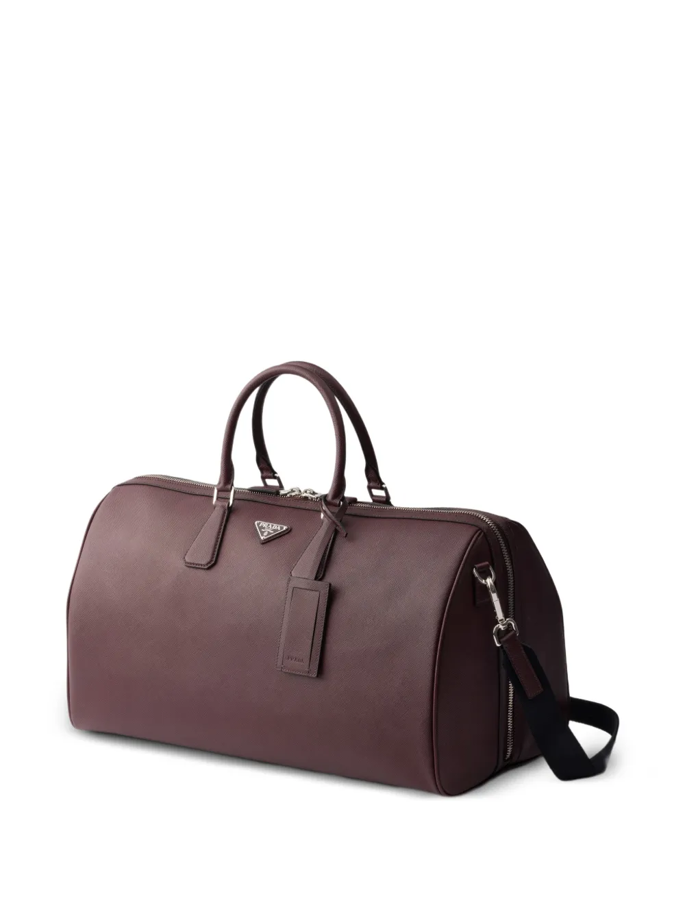 Prada Saffiano leren reistas Rood