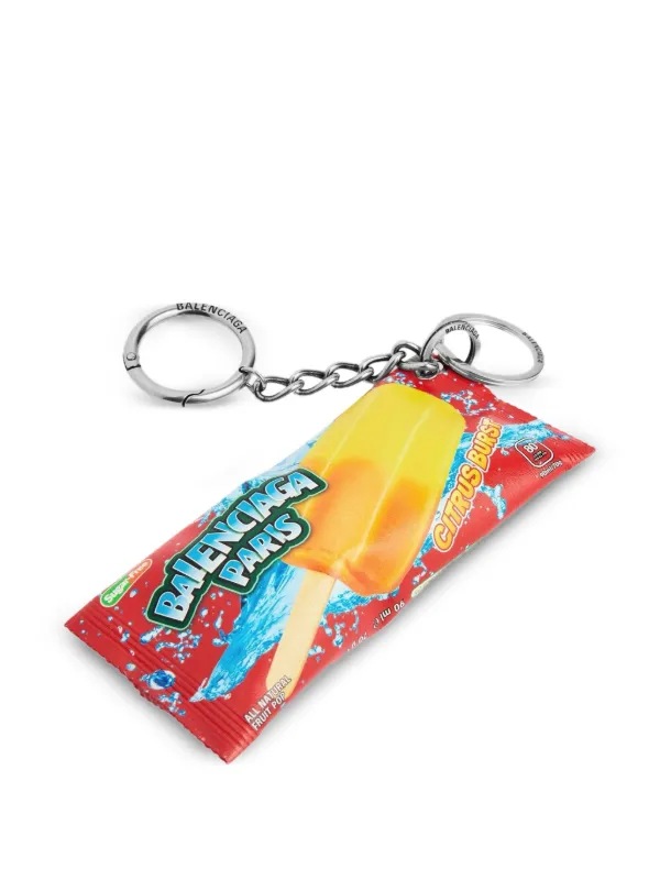 Balenciaga snack-pouch Keyring | Red | FARFETCH ID