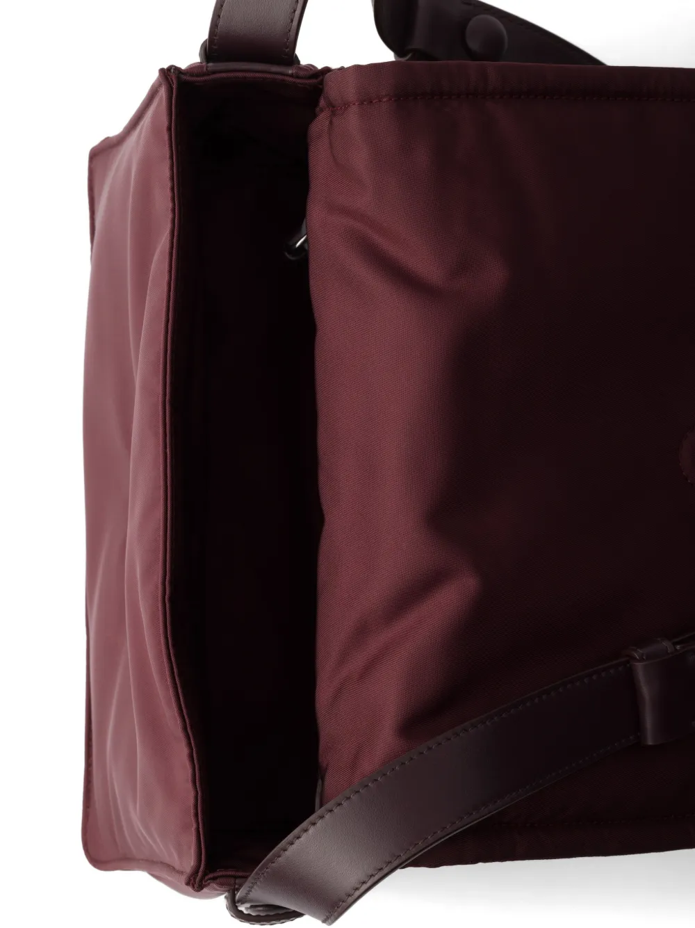 Prada Traveller kleine gewatteerde Re-Nylon schoudertas Rood