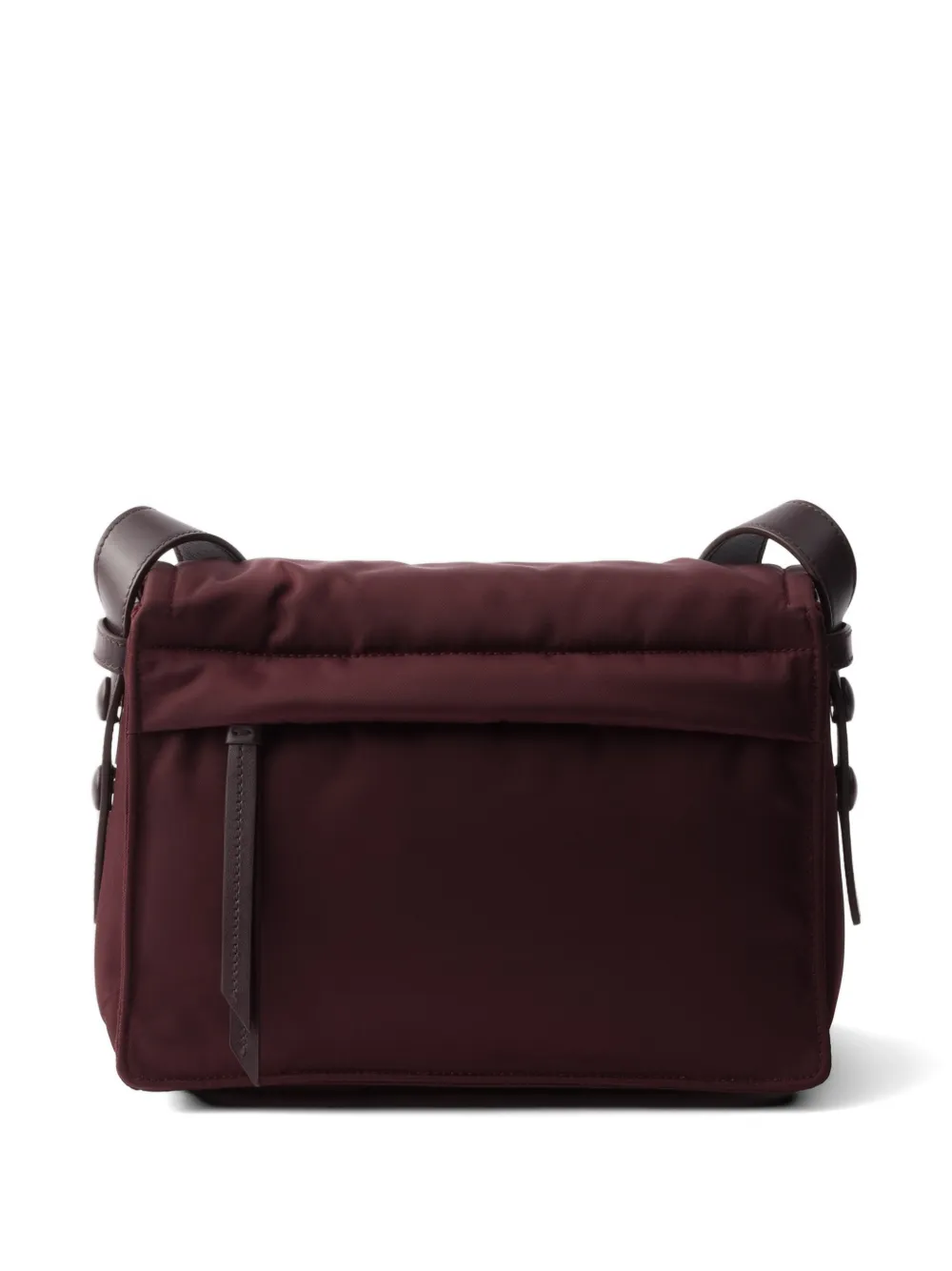 Prada Traveller kleine gewatteerde Re-Nylon schoudertas Rood