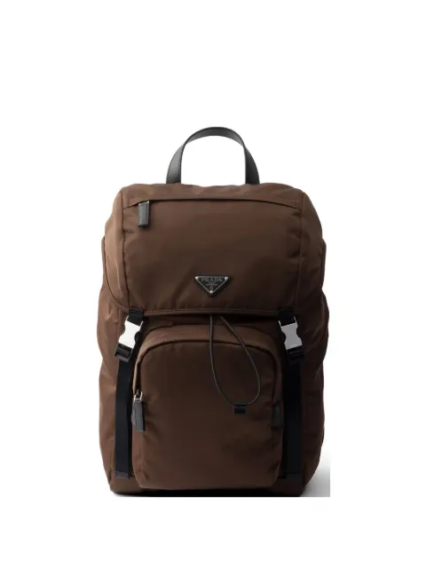 Prada Re-Nylon and Saffiano leather backpack