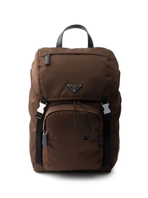 Prada Re-Nylon and Saffiano leather backpack