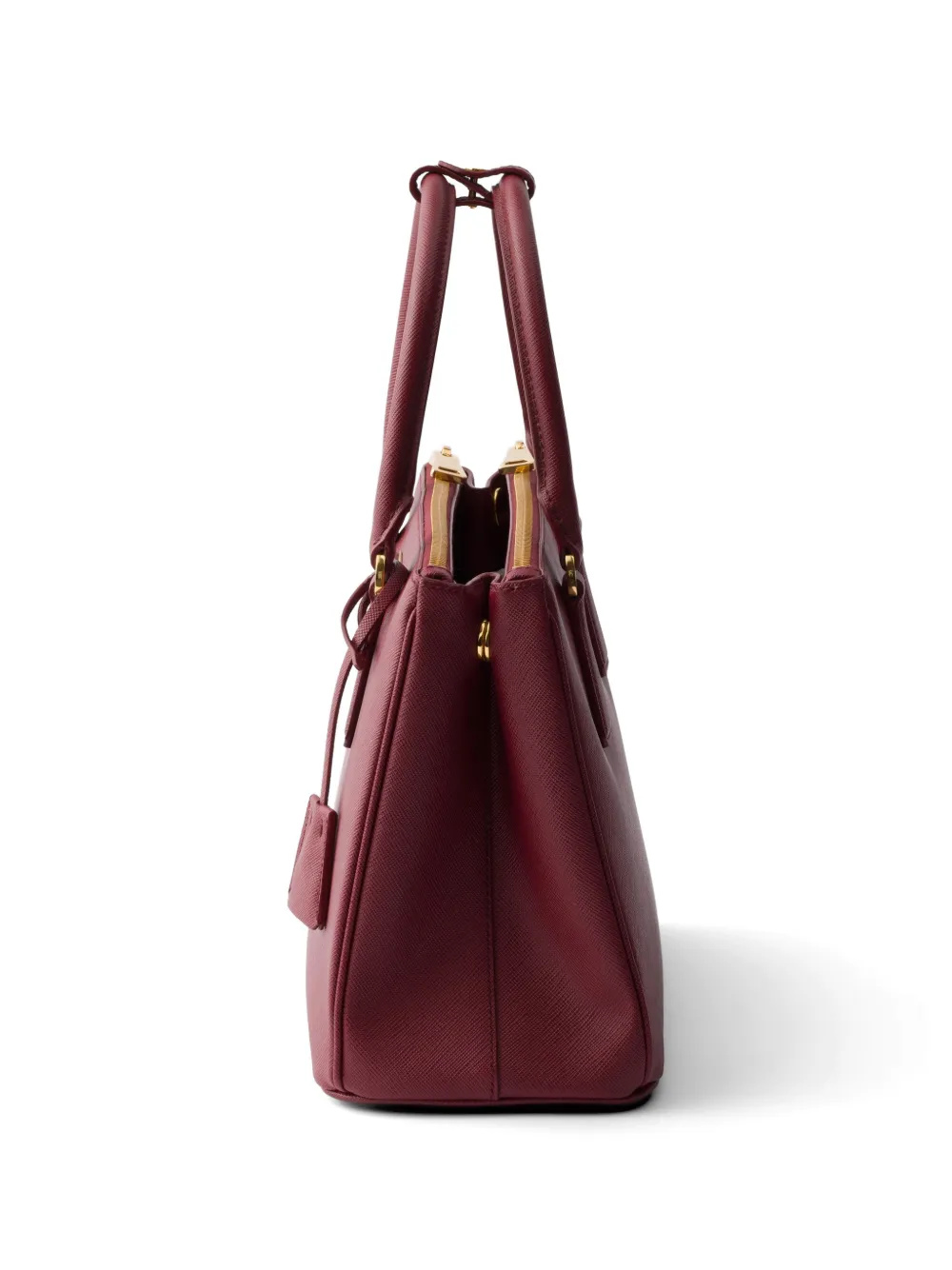 Prada Galleria Saffiano leren shopper Rood
