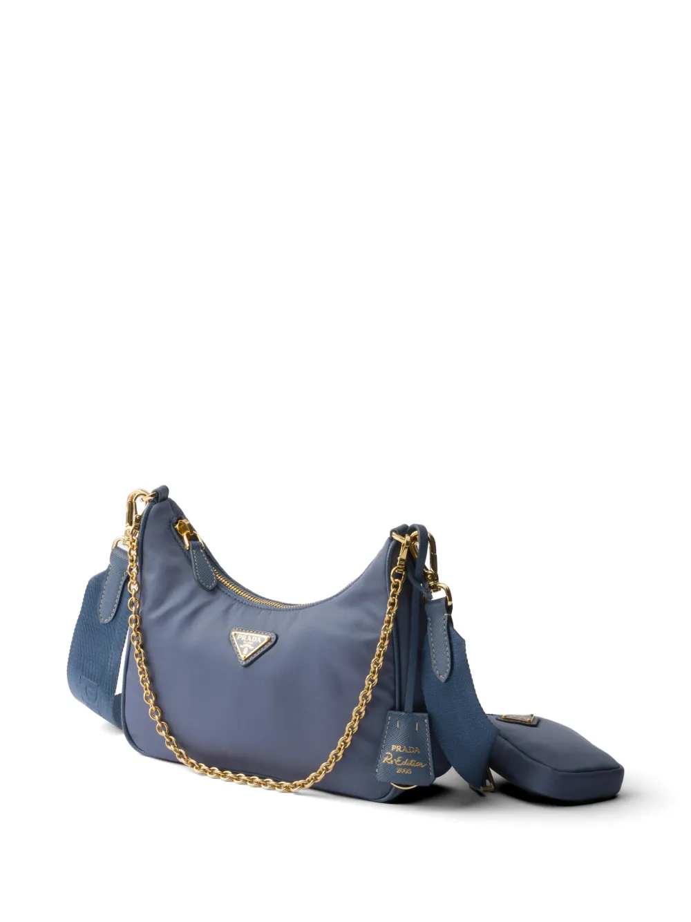Prada Re-Edition 2005 Re-Nylon tas Blauw