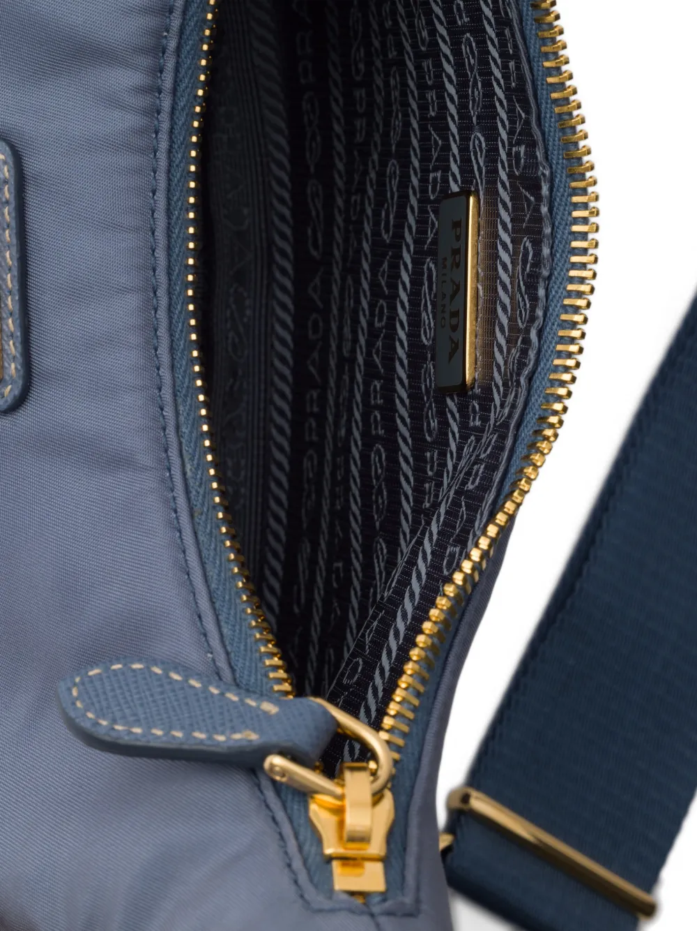 Prada Re-Edition 2005 Re-Nylon tas Blauw