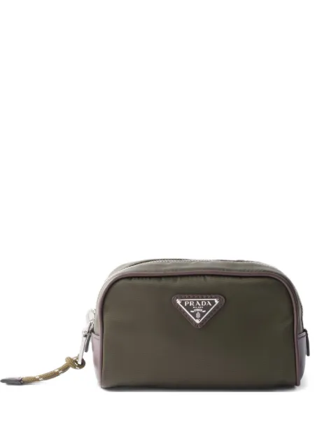 Prada Speedrock Re-Nylon and leather pouch
