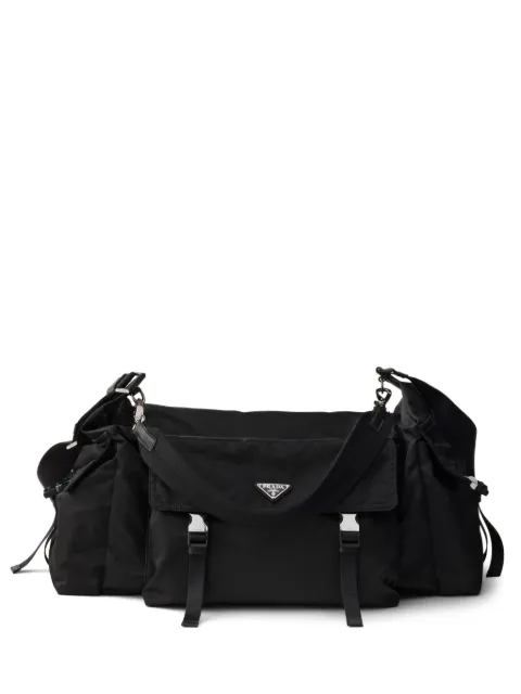 Prada Re-Nylon and leather duffel bag