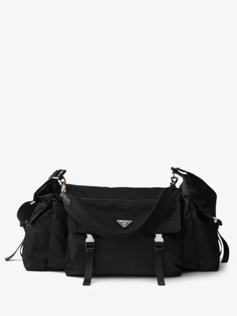 Prada Re-Nylon and leather duffel bag