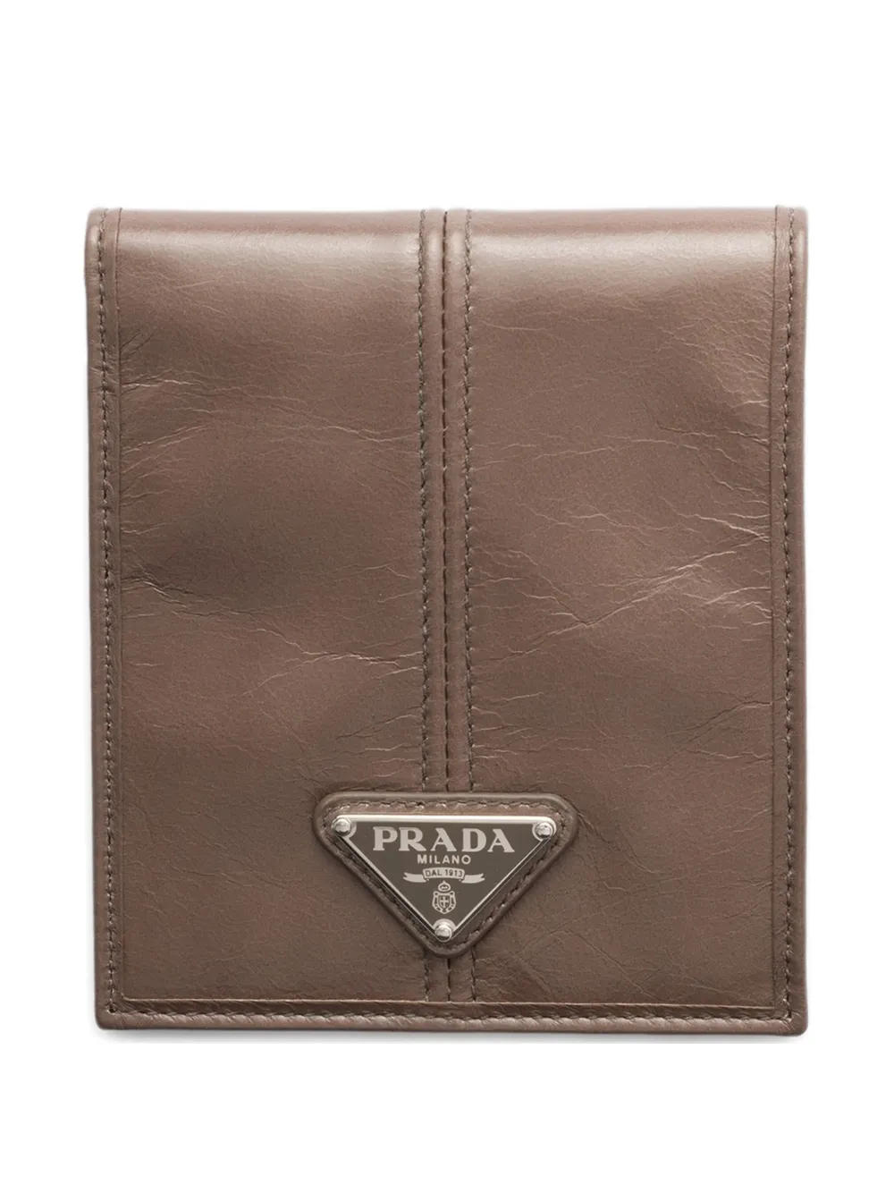 Prada leather wallet - Toni neutri
