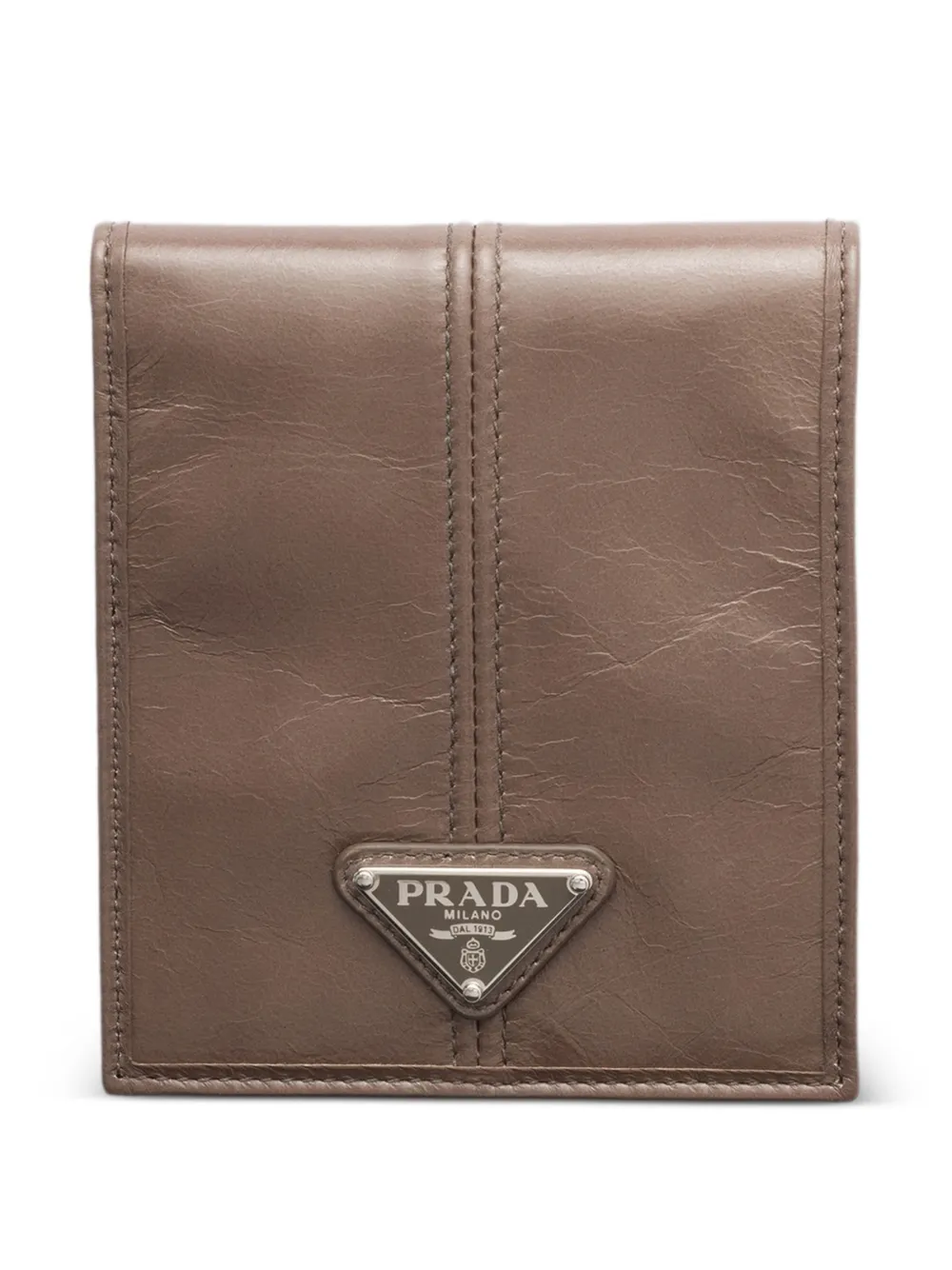 Prada leather wallet - Toni neutri