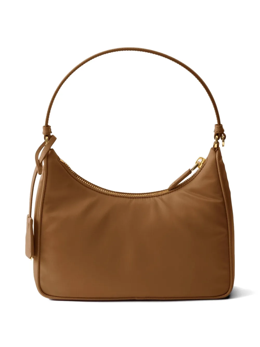 Prada Re-Edition 2005 Re-Nylon en Saffiano mini-tas Beige