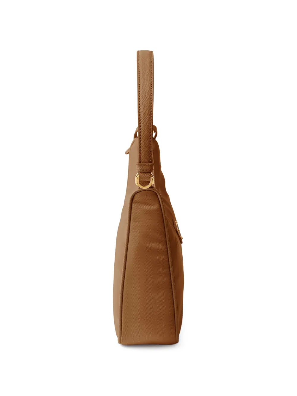 Prada Re-Edition 2005 Re-Nylon en Saffiano mini-tas Beige