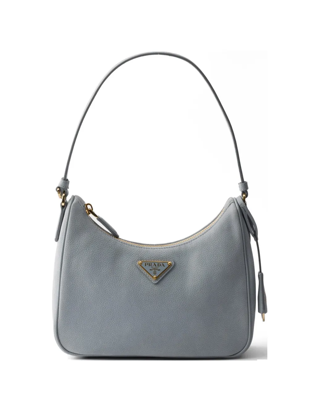 Prada Re-Edition 2005 nubuck and Saffiano leather mini-bag - Blu