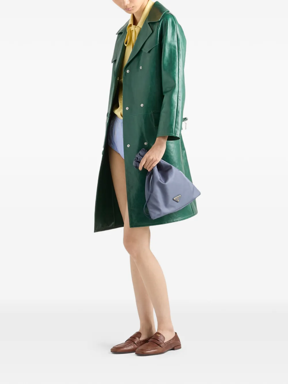 Prada Wish Re-Nylon buidel Blauw