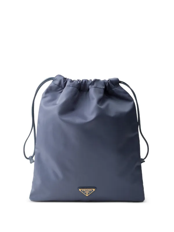 Prada ウィッシュ リナイロン ポーチ | ブルー | FARFETCH JP