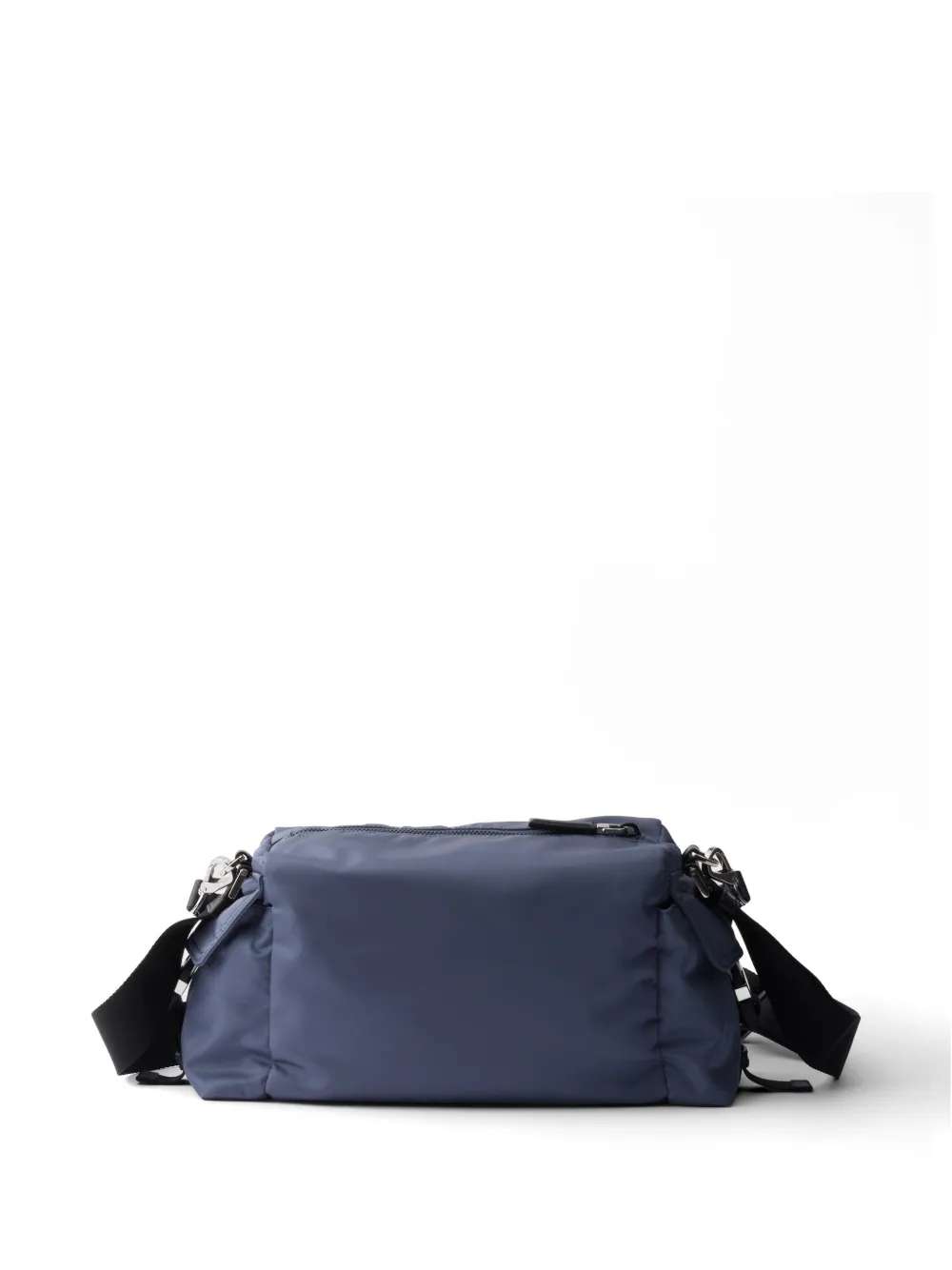 Prada Explore Re-Nylon en leren tas Blauw