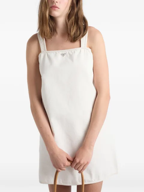 Prada old denim mini-dress