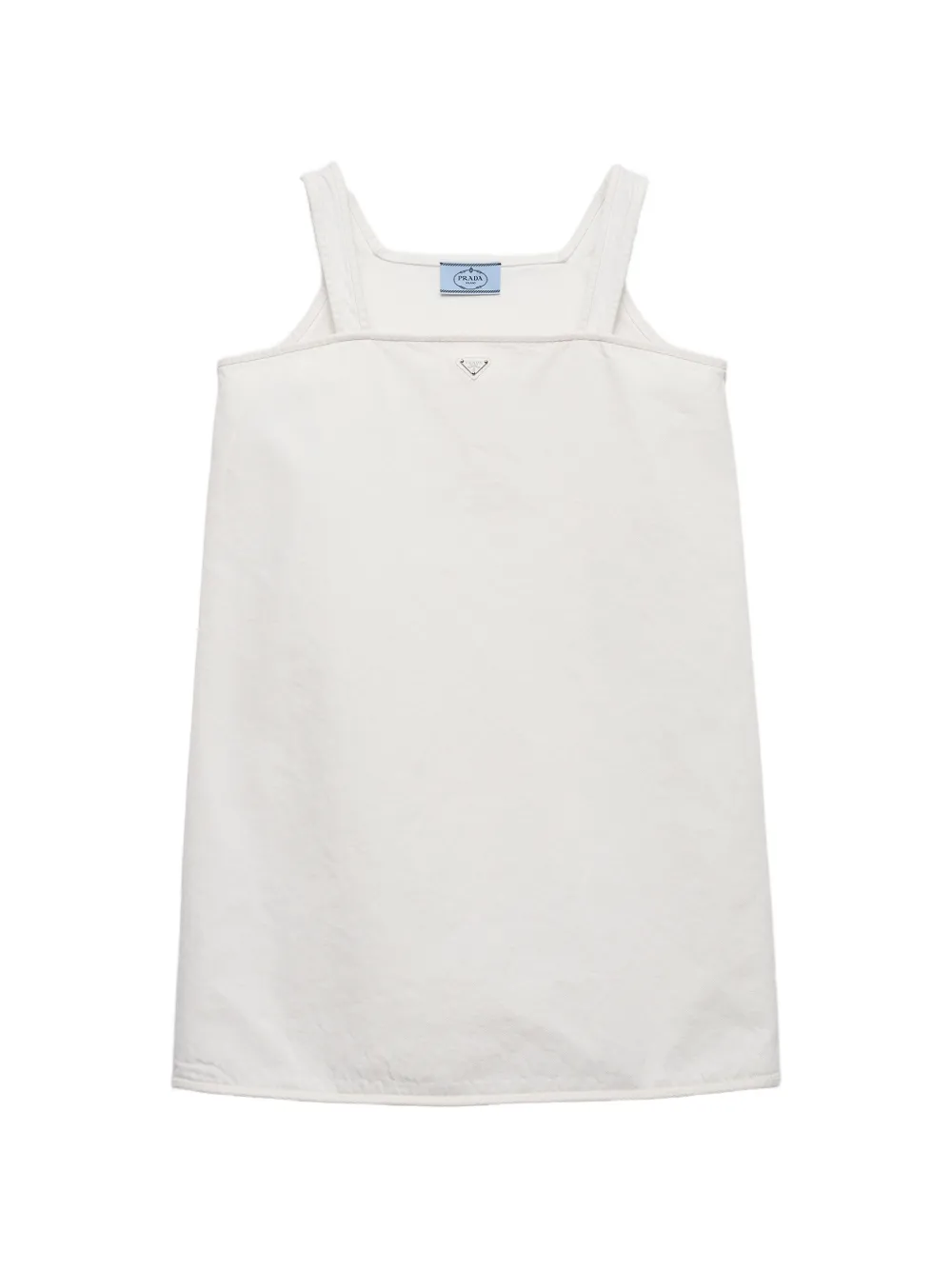 Prada Denim mini-jurk Wit