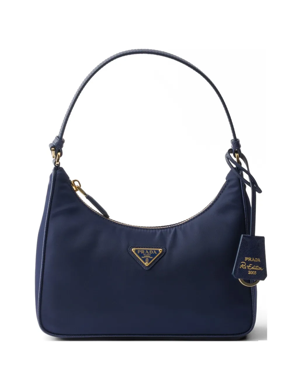 Prada Re-Edition 2005 Re-Nylon and Saffiano mini bag - Blu