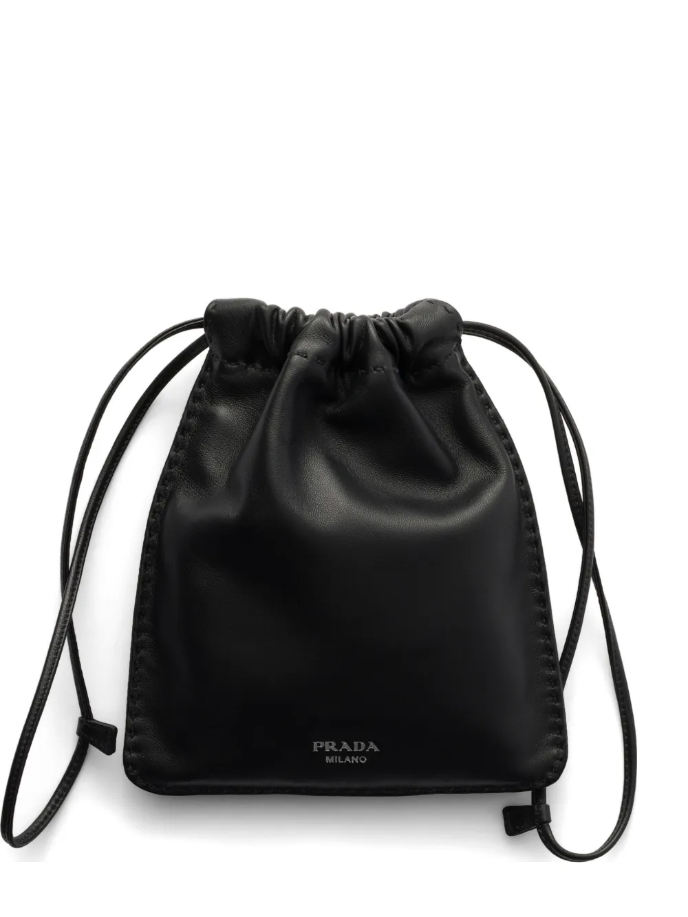 Prada nappa leather smartphone pouch - Nero
