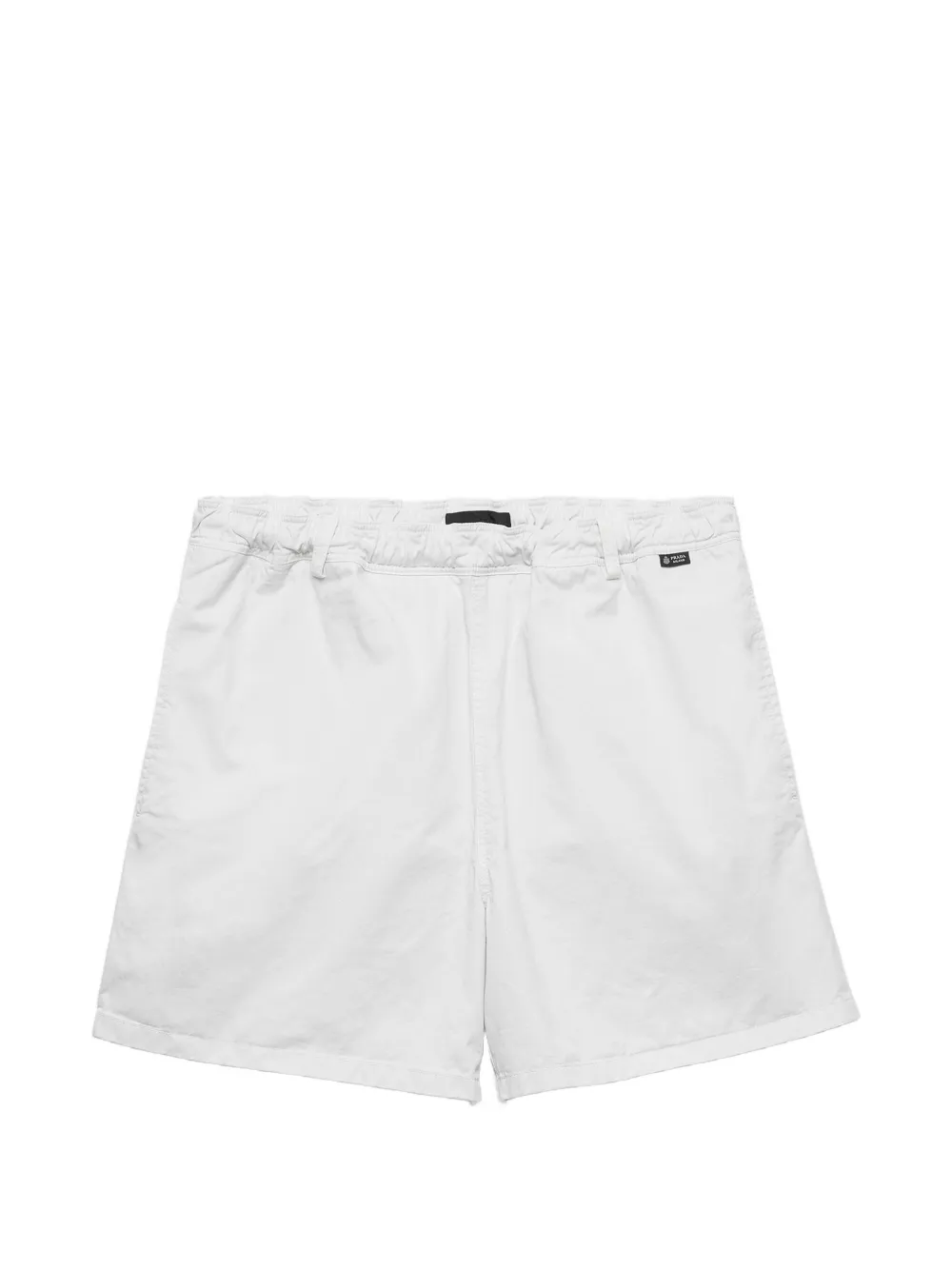Prada twill swim trunks - Bianco