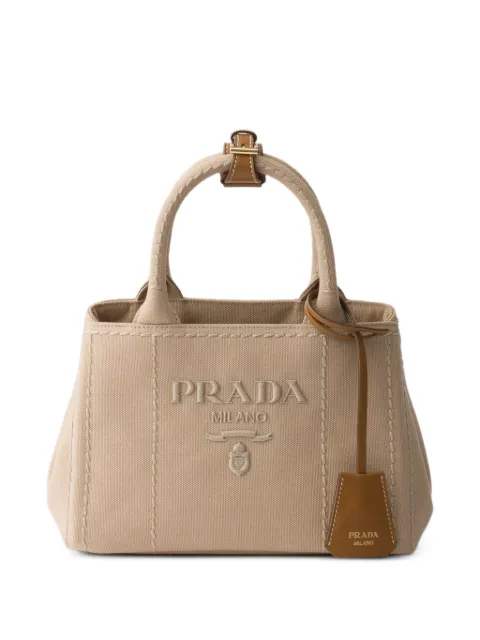 Prada Jardini re cotton canvas mini-bag
