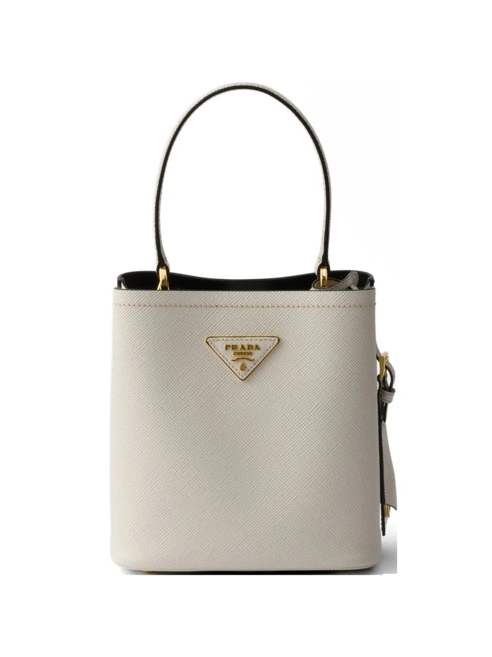 Prada Panier mini Saffiano leather bag - Grigio