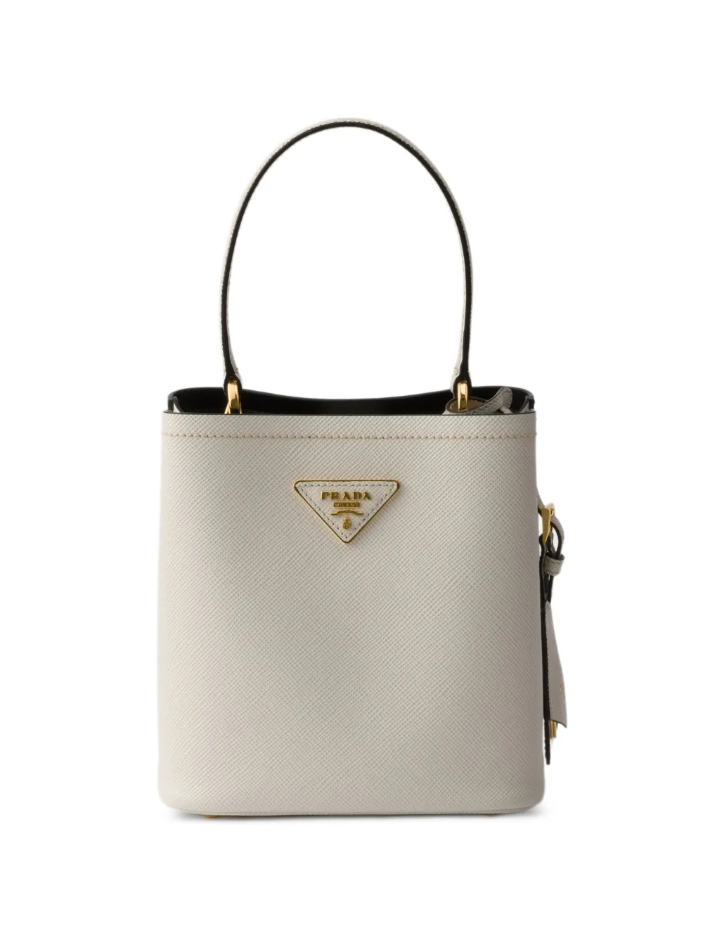 Prada Panier mini Saffiano leather bag - Grigio