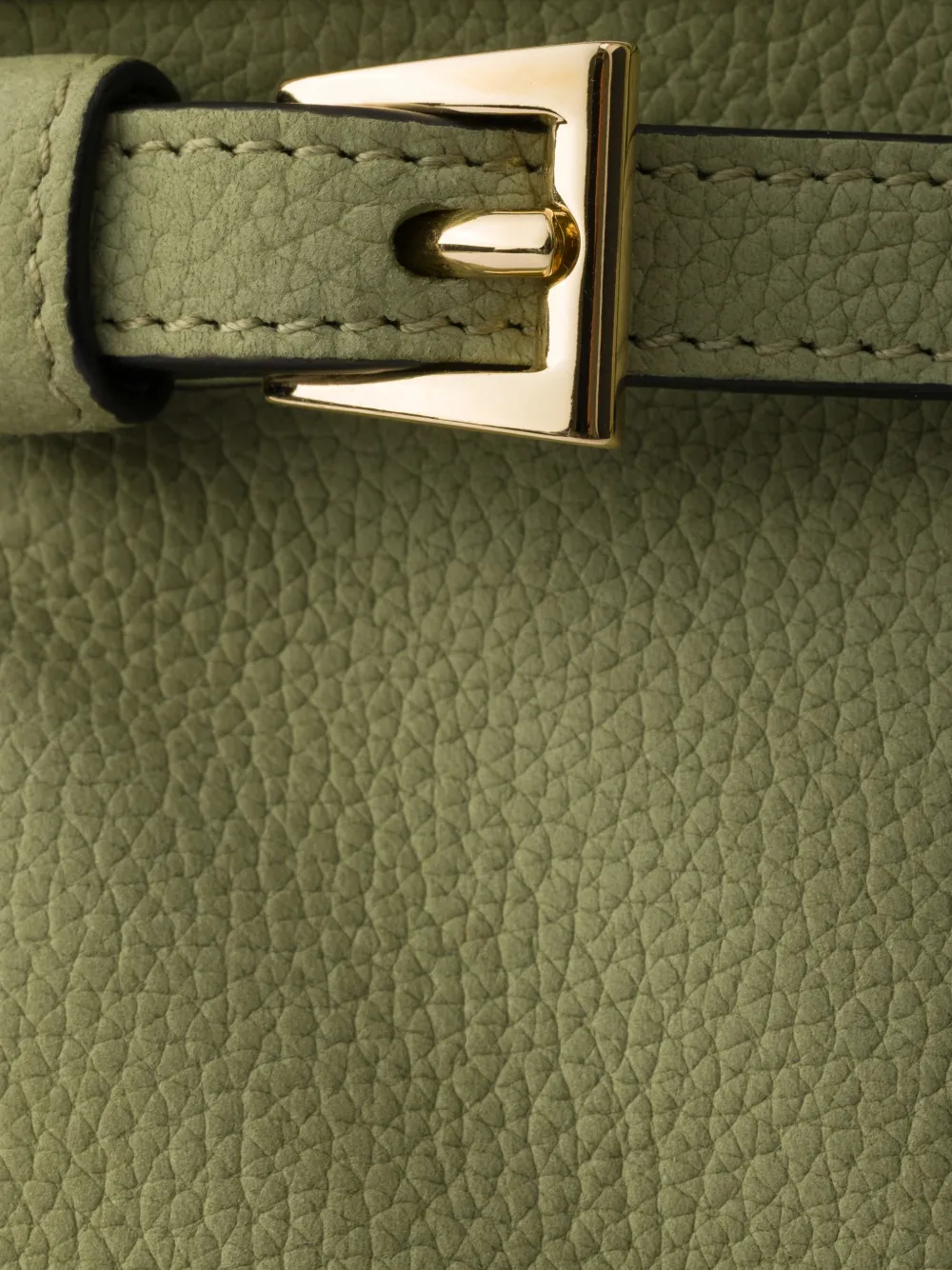 Prada Bonnie medium nubuck leren handtas Groen