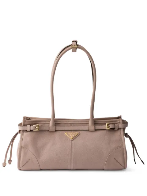 Prada Bonnie medium nubuck leather handbag